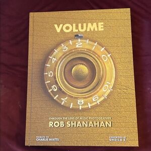 Volume 2 Through the Lens of Music Photograph, Rob Shanahan, Hard Cover, signed